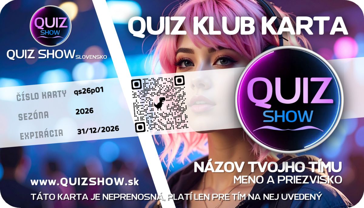 QUIZ kLUBOVÁ KARTA